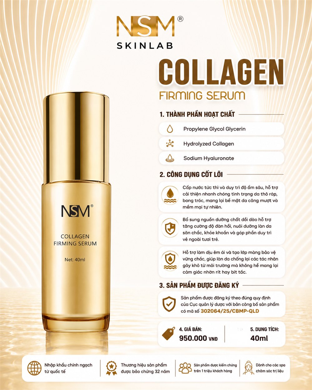 NSM Collagen Firming Serum 40ml