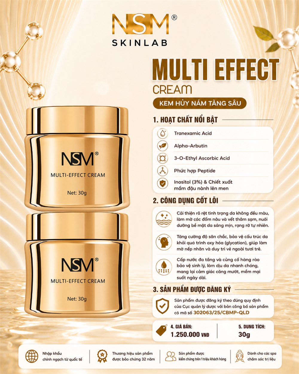 NSM Multi-Effect Cream 30g
